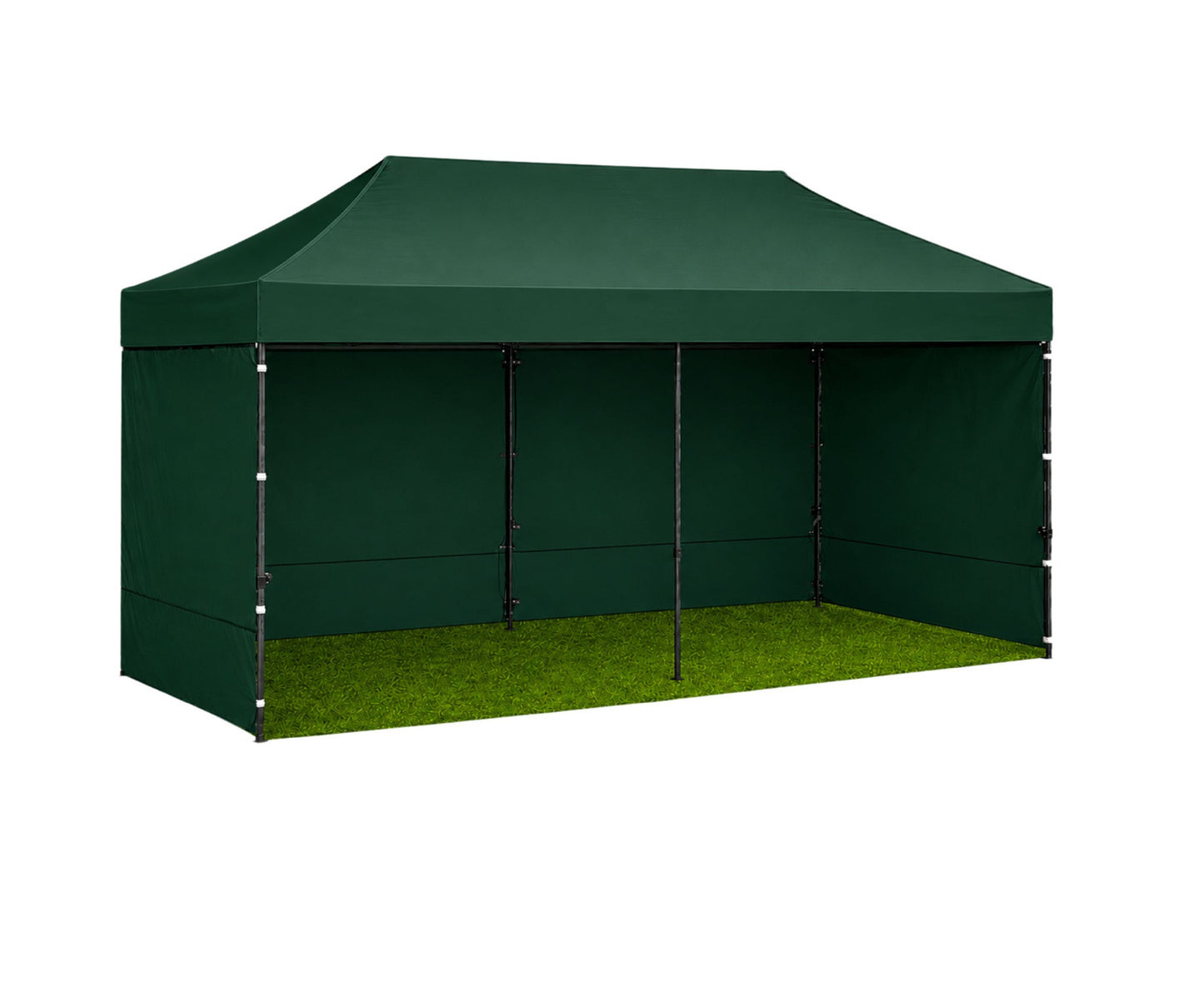 Pavilion de gradina, verde, 3 x 6 m, Lean 29333