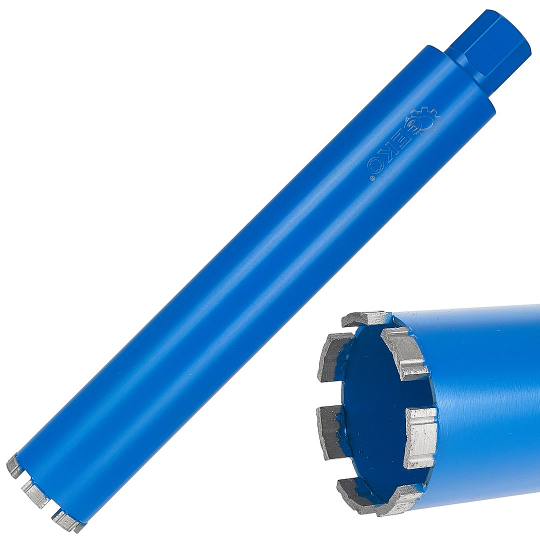 Carota diamantata pentru umed / uscat, 72 x 10 x 450 mm 7 T, 1.1 / 4", Geko G65212