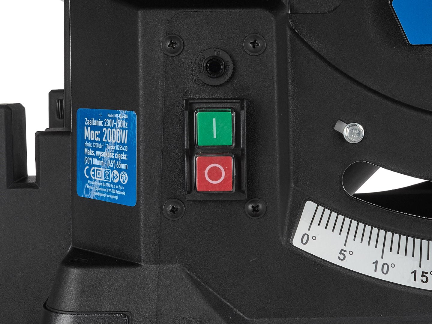 Fierastrau circular cu masa pentru lemn, 2000 W, Geko G80830