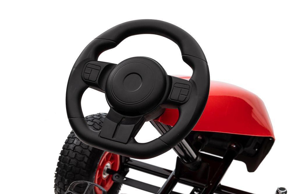 Kart cu pedale G208, rosu, Lean 11908