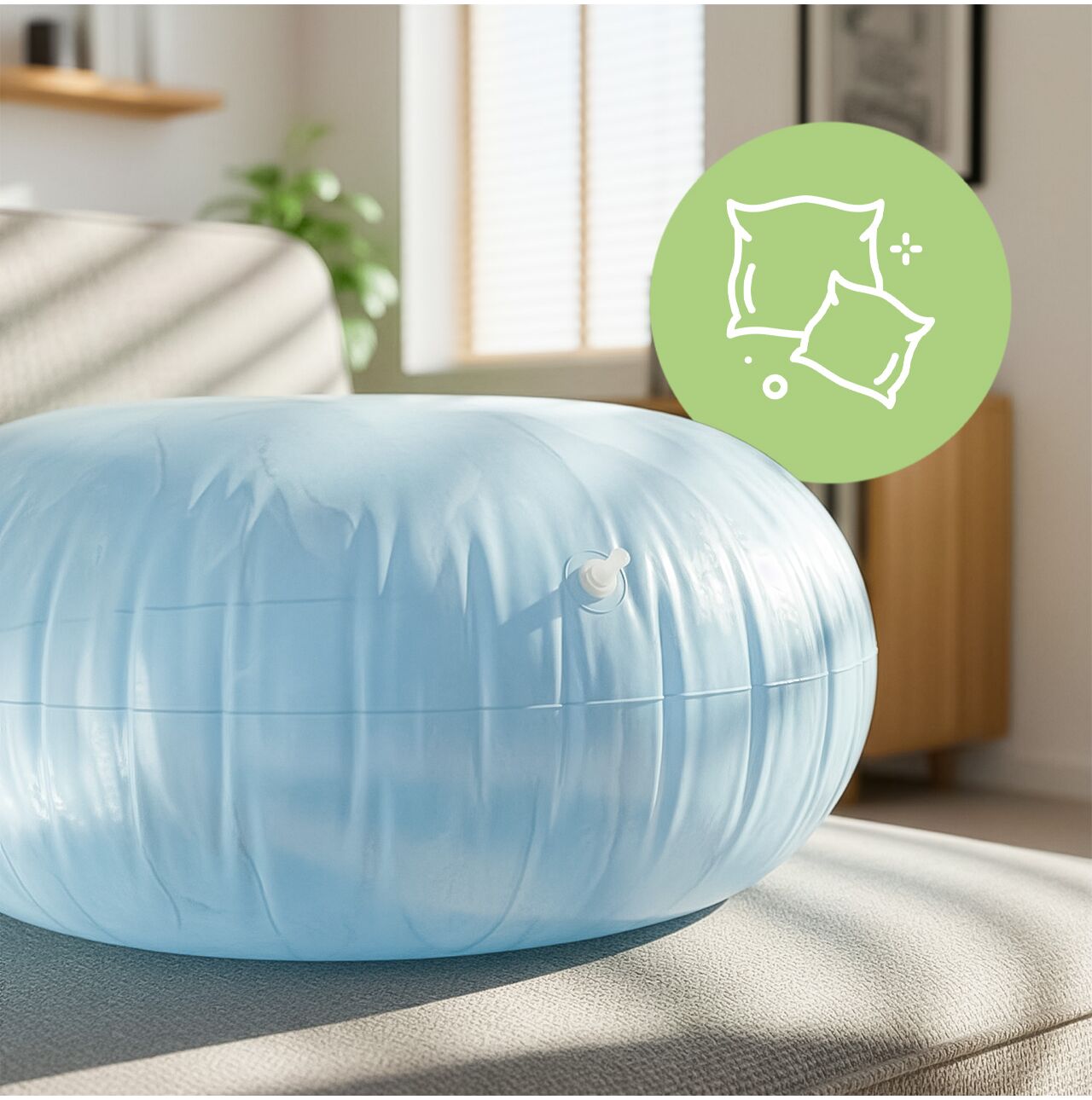 Balansoar suspendat Cocoon pentru copii, capacitate maxima 60 kg, MalPlay 114244