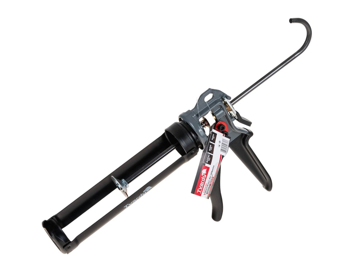 Pistol pentru silicon Heavy Duty, constructie intarita, Tvardy T00232