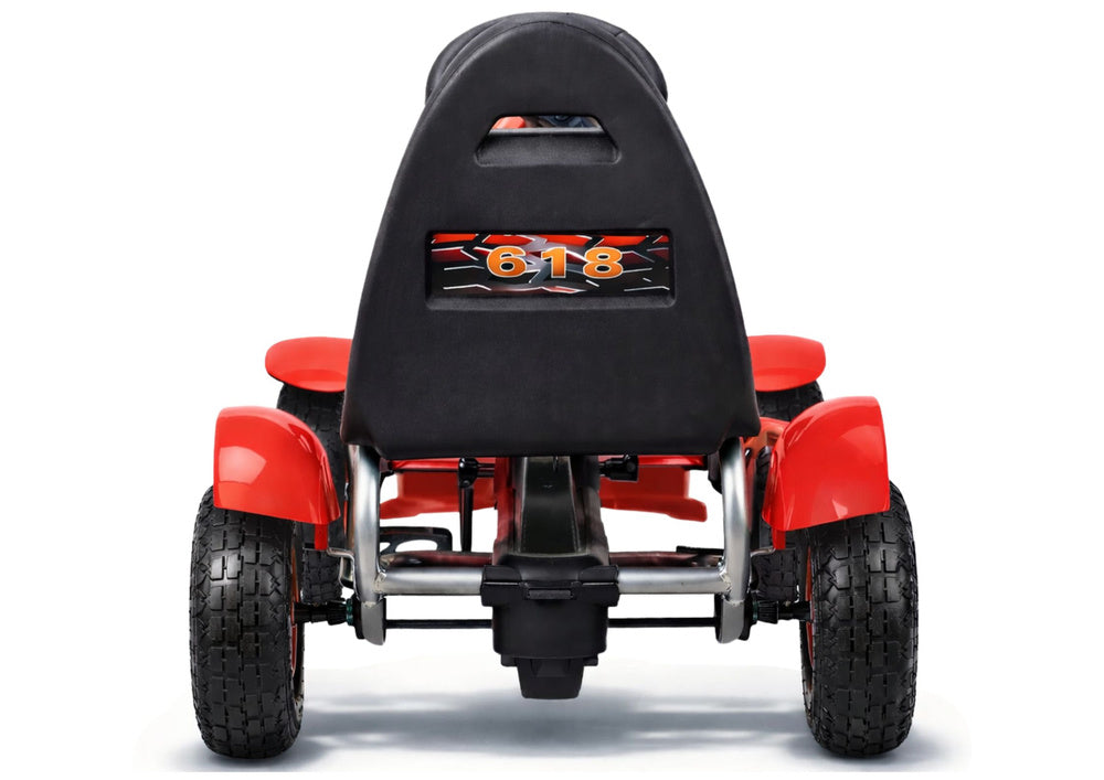 Kart cu pedale F618 rosu, Lean 25078