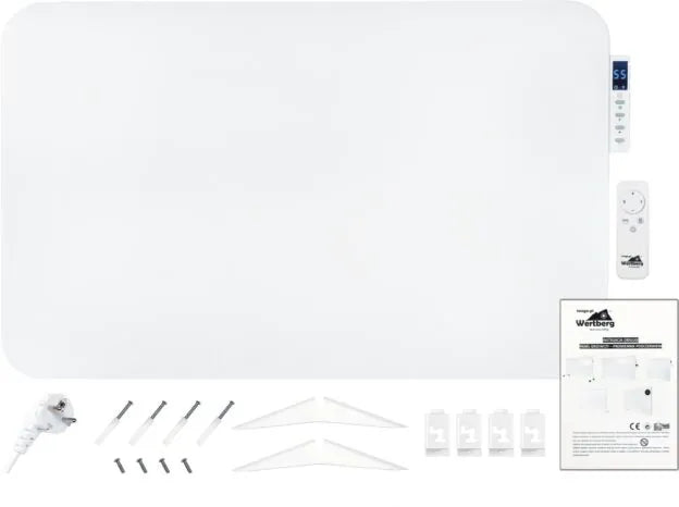 Panou de incalzire cu infrarosu Wertberg IR 5.50, control Wi-Fi si telecomanda, 450 W, Harder HD1019