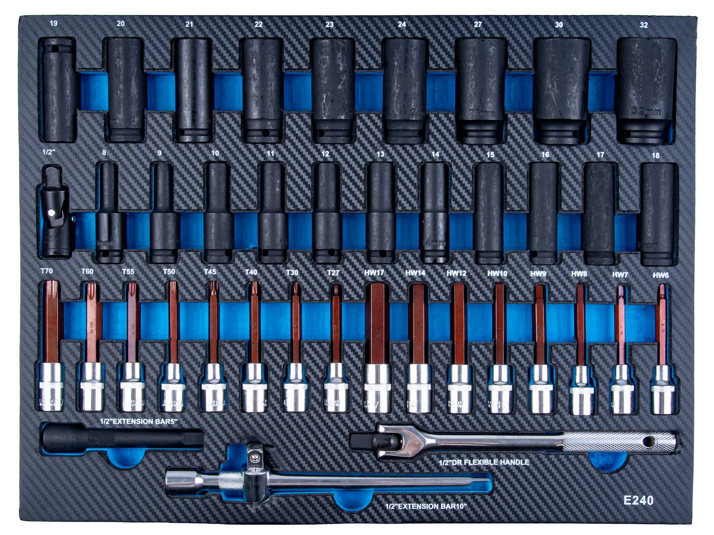 Dulap cu scule pentru atelier, 7 sertare, 407 bucati, Geko G10835