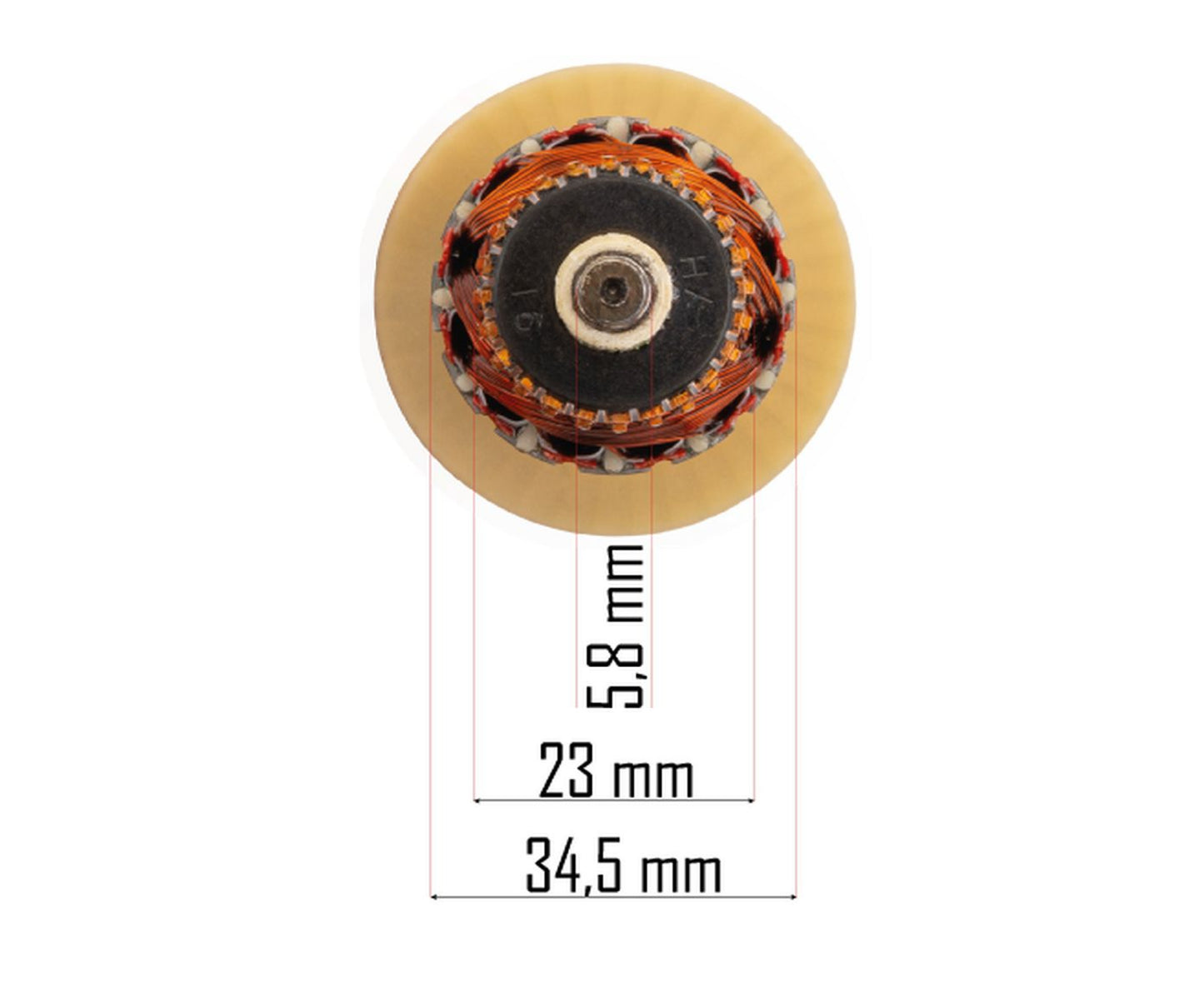 Rotor pentru cheia de impact, Powermat PM-EKU-2100M-WI