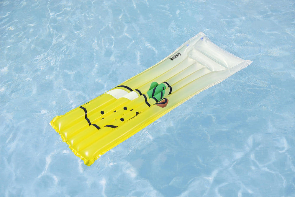 Saltea gonflabila de innot Squeeze Lemon, 183 x 69 cm, Bestway 21680