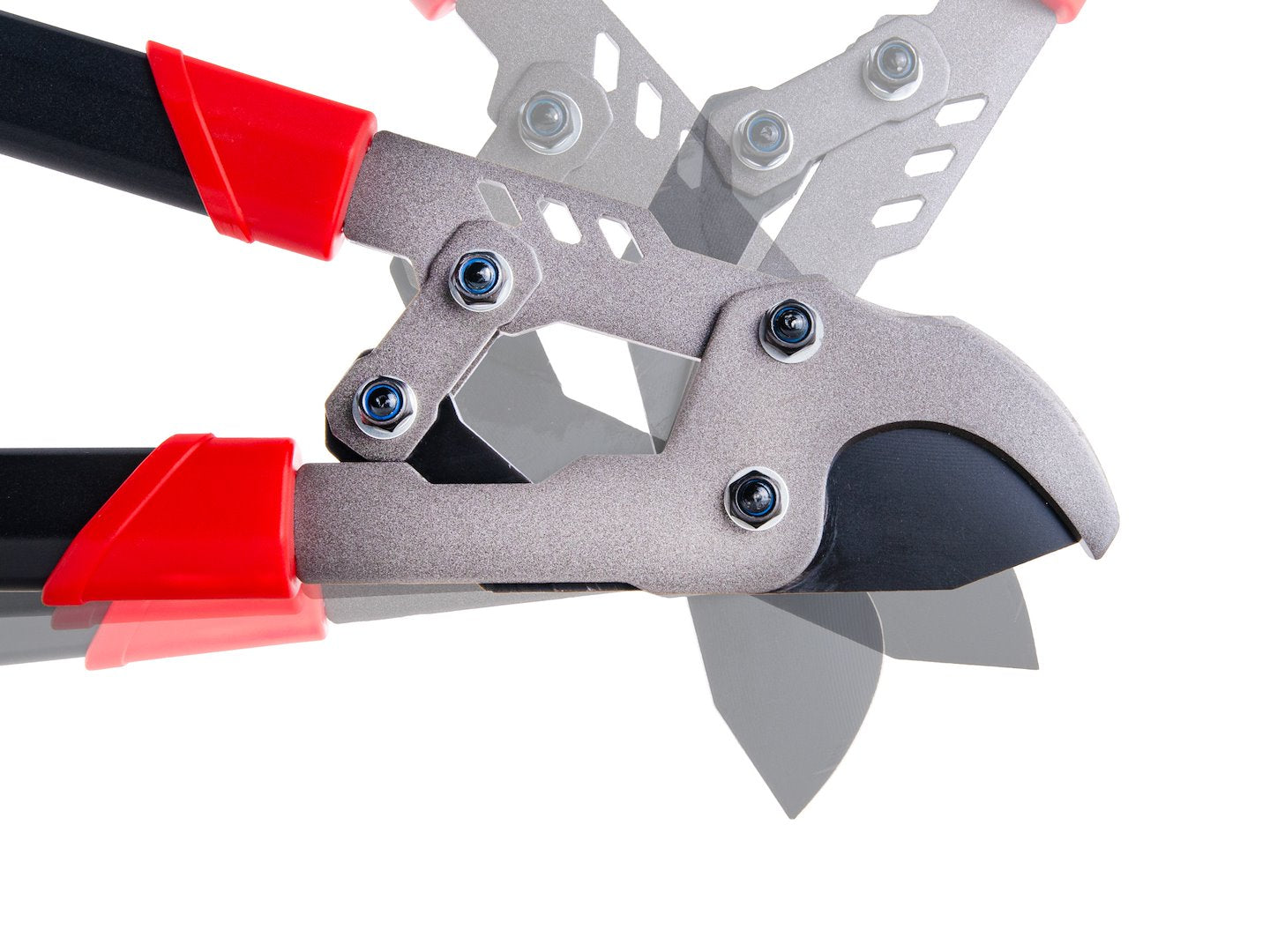 Foarfeca de gradina cu lama transversala si angrenaj, 790 mm, 65 Mn, PTFE, Tvardy T07417