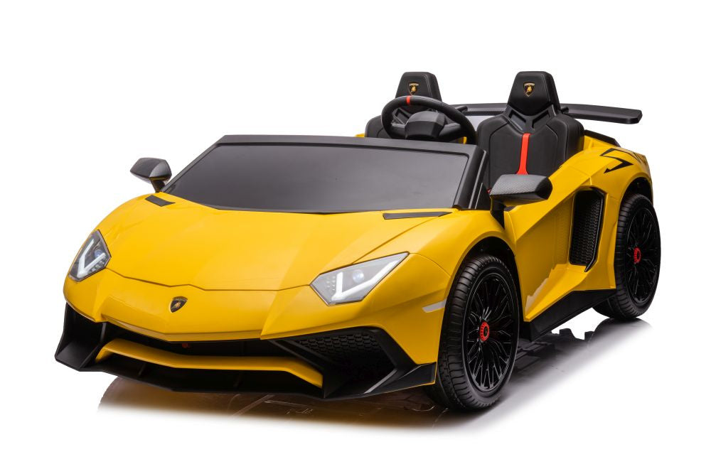 Masinuta electrica pentru copii Lamborghini XXL, 24 V, galben, 176 x 108 x 63 cm, Lean 13428