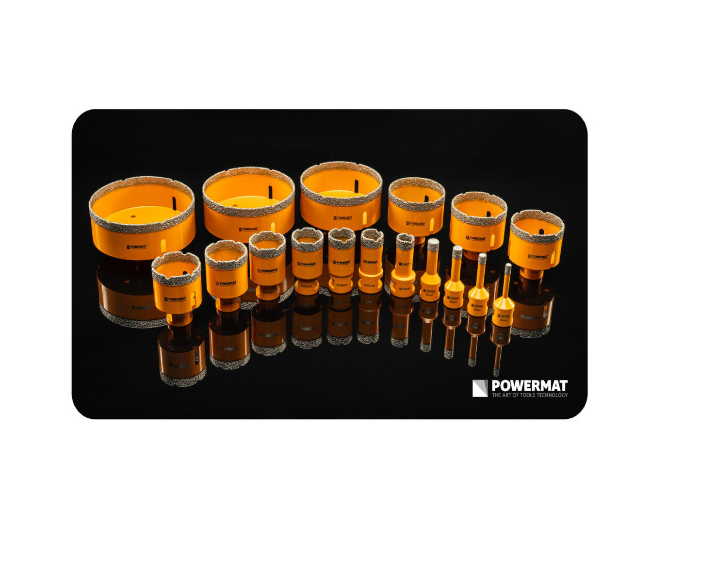 Carota diamantata pentru ceramica PM-DWK-45M14M, 45 mm, Powermat PM1575