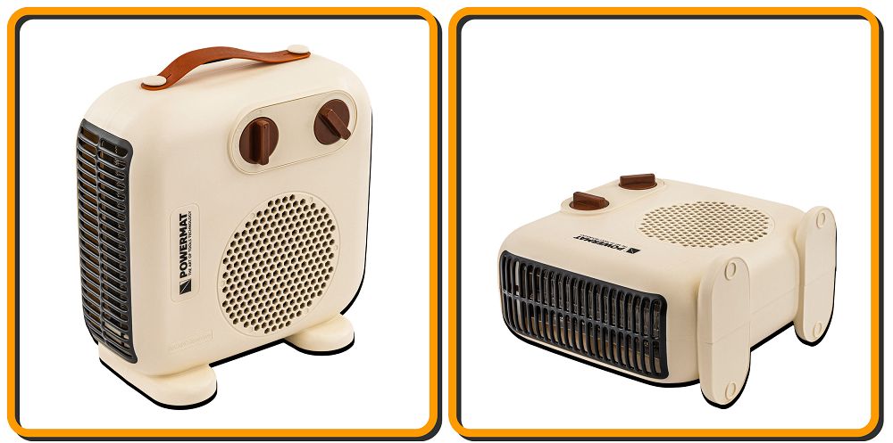 Aeroterma electrica PM-TWE-2000D, 2000 W, Powermat PM1397