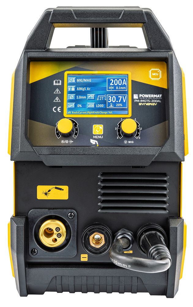 Aparat de sudura tip invertor migomat PM-IMGTS-200AL, 200A, Powermat PM1336