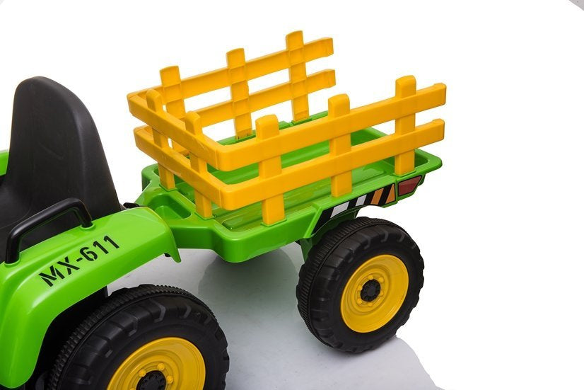 Tractor cu acumulator XMX611, verde, 2 x 45 W, Lean 5337