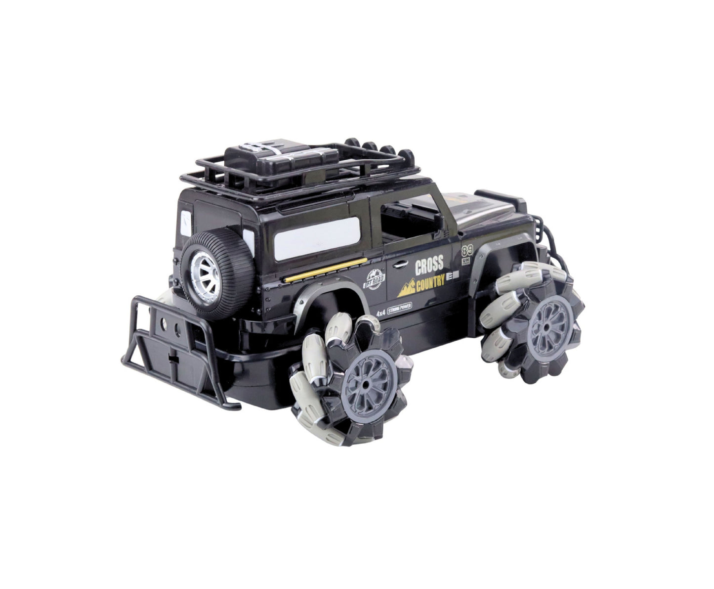 Masinuta de teren cu telecomanda, rotatie 360°, 1:12, neagru, Lean 23056