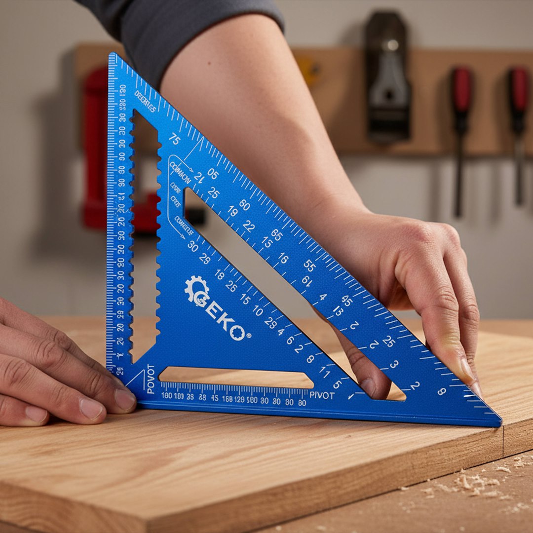 Echer pentru tamplarie si constructii, 300 mm x 300 x 430 mm, Geko G29071