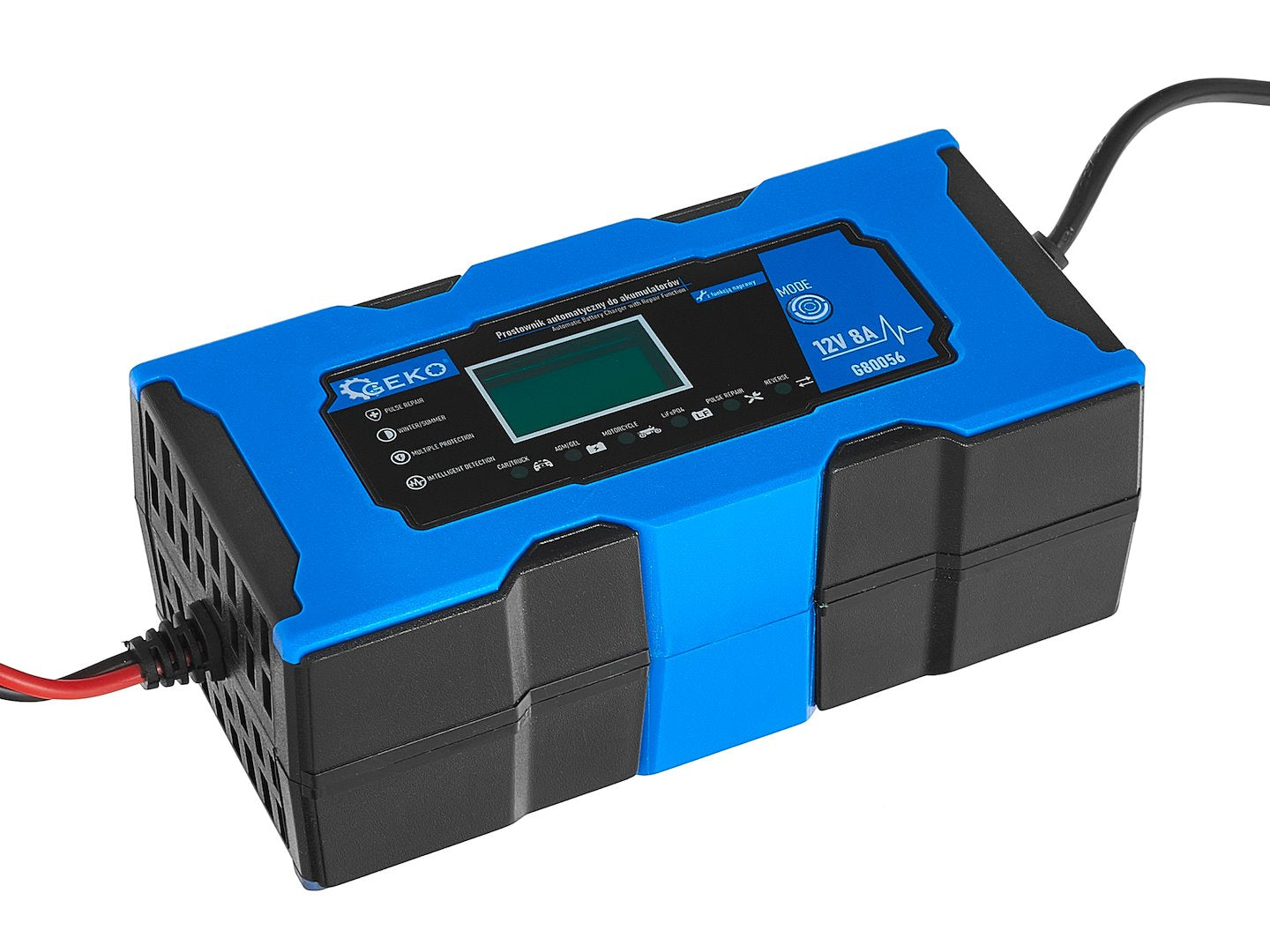 Starter auto multifunctional cu functie de reparare, 12 V, 8 A, Geko G80056