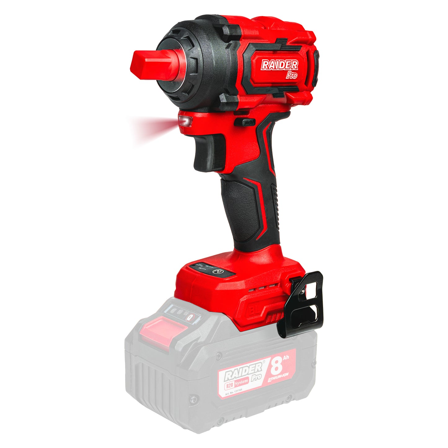 Cheie de impact 1 / 2" RDP-BCBIW20 Solo (fara acumulator si incarcator), 400 Nm, Raider 030196