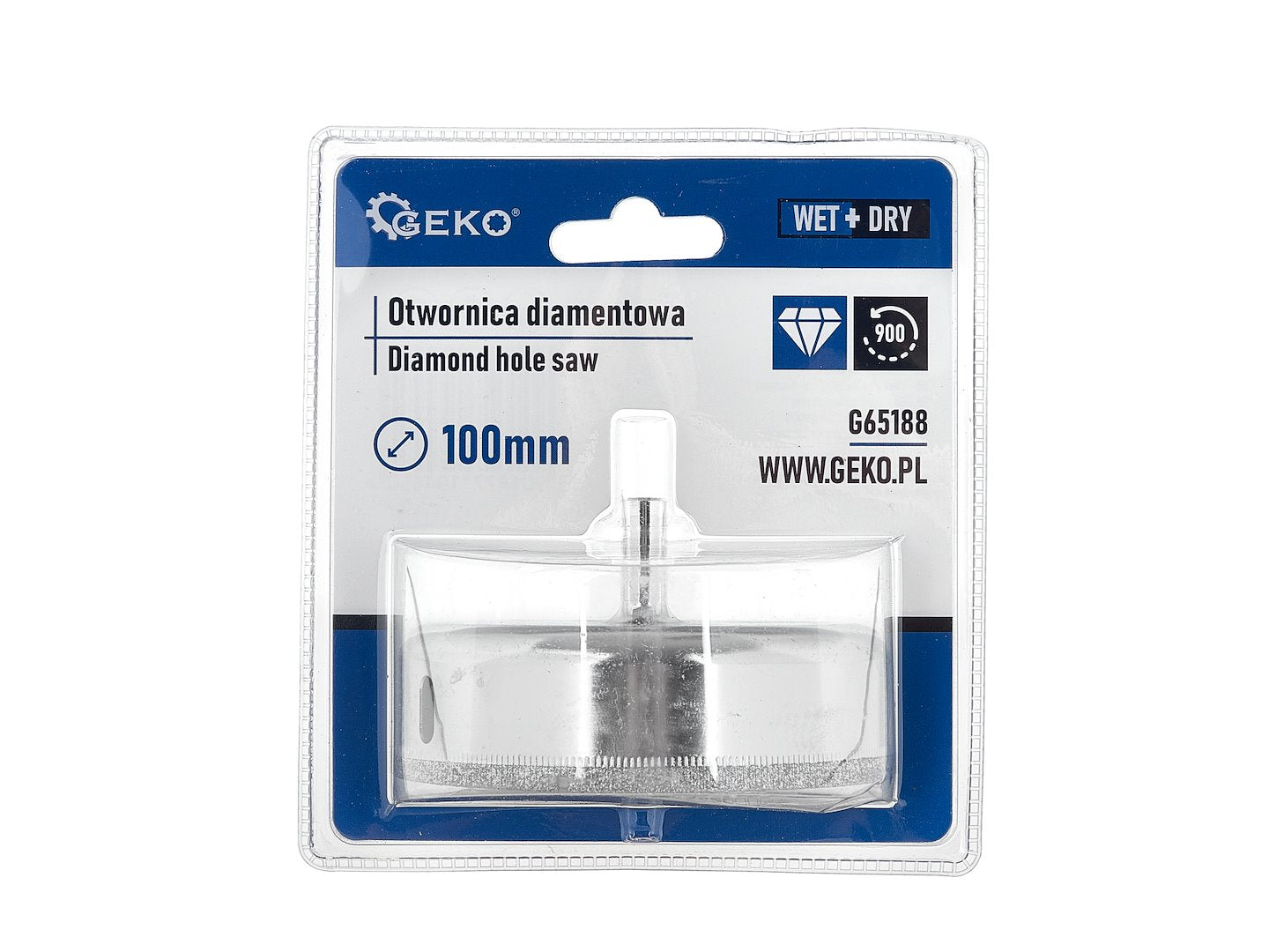 Carota diamantata pentru gresie, 100 mm, Geko G65188