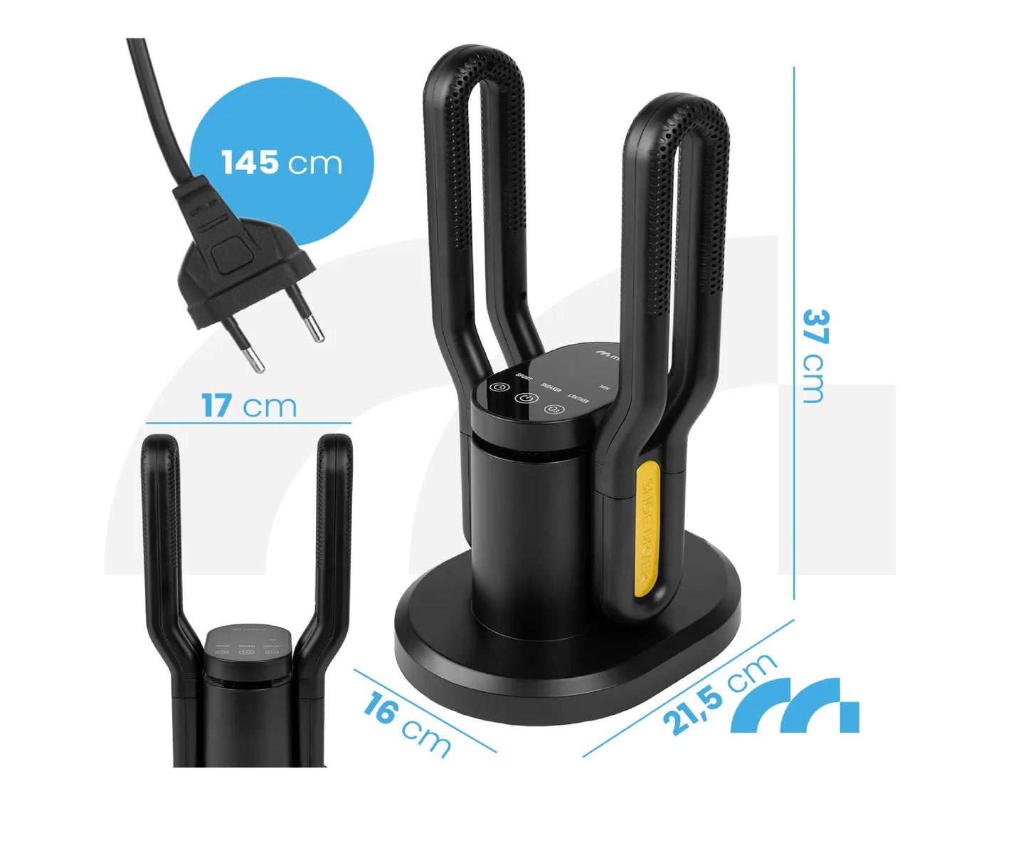 Uscator pentru incaltaminte cu ozon FullyDry, 200 W, MalTec 113482