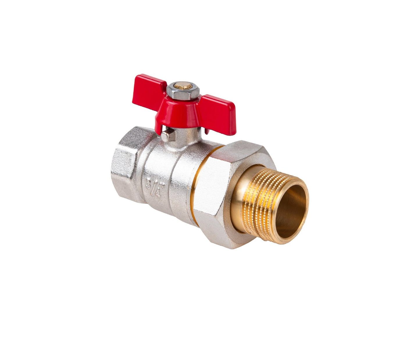 Robinet cu bila tip fluture3/4" DN20 cu garnitura de etansare, Geko G70224