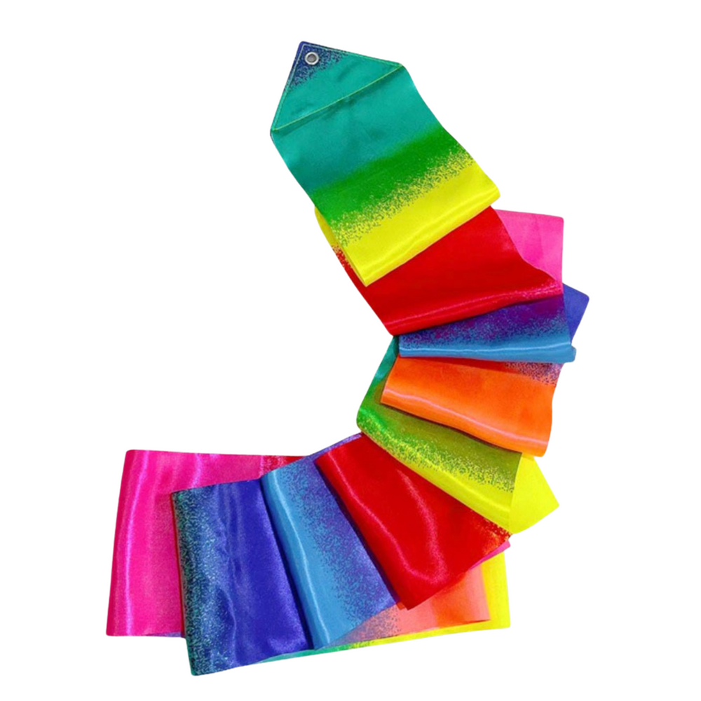 Panglica pentru gimnastica, 205 x 5 cm, multicolor, Lean 24927