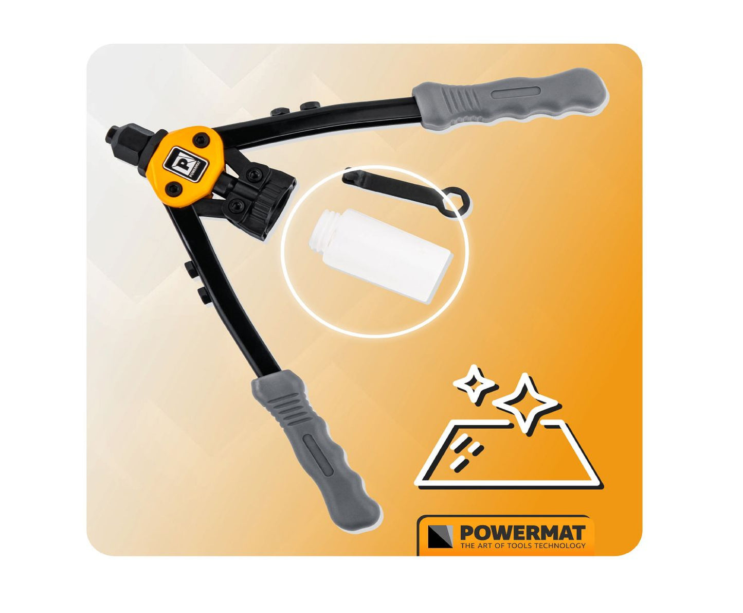 Cleste nituire PM-NIR-320T, 320 mm, 3.2-6.4 mm, Powermat PM1451