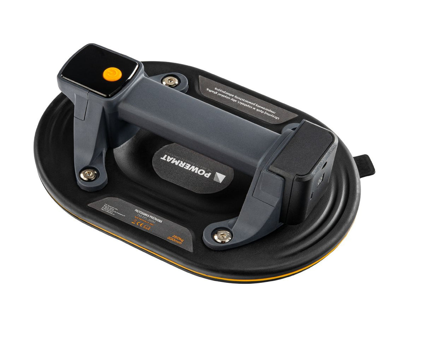 Ventuza cu baterie pentru gresie si sticla, capacitate maxima sigura 200 kg, Powermat PM1589