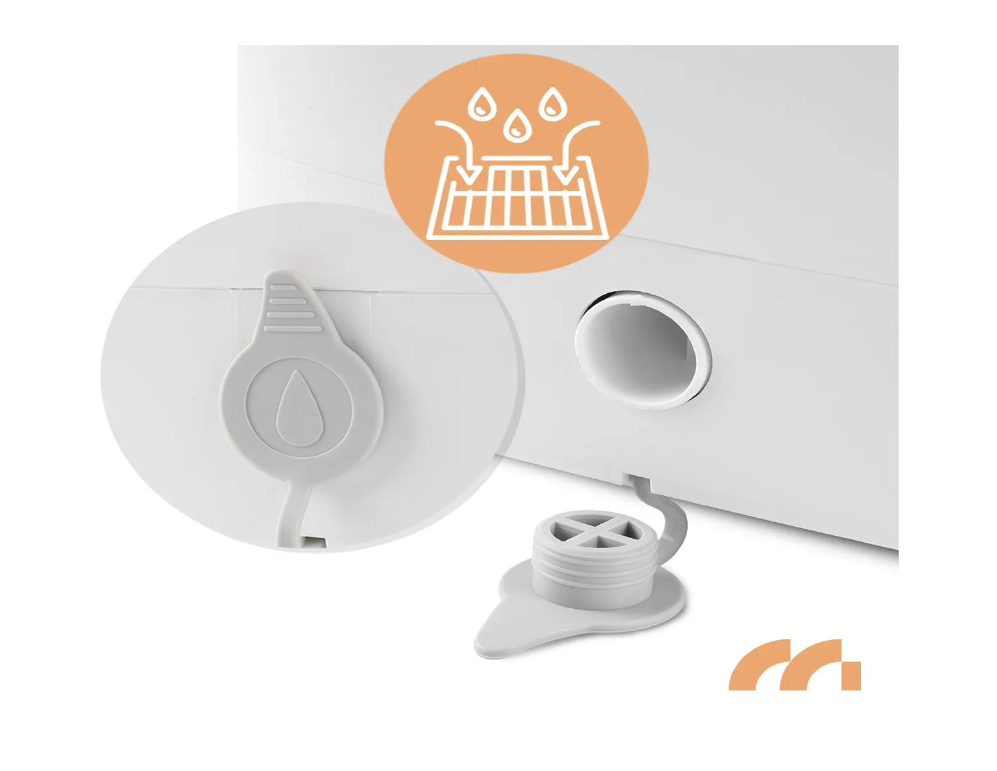 Aparat 2 in 1 masaj / hidromasaj pentru picioare Pro-Hydro500W, 220V, MalTec 112409