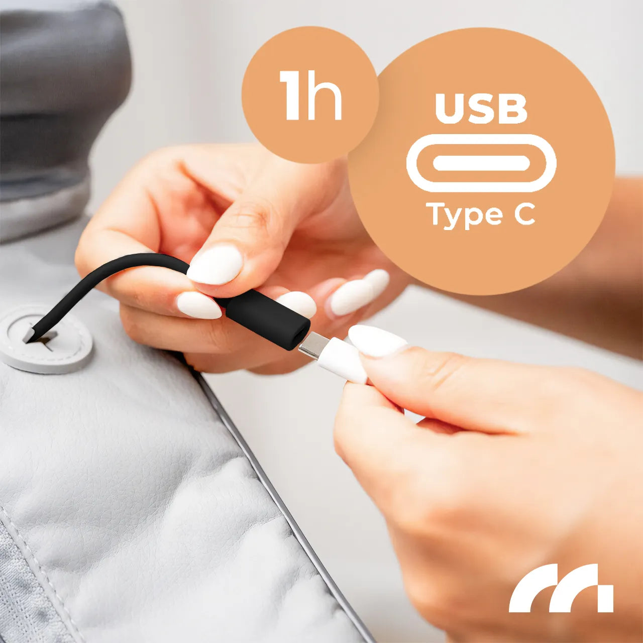 Aparat de masaj Shiatsu cu incalzire pentru gat si umeri PRO-Comfy25W , MalTec 113497