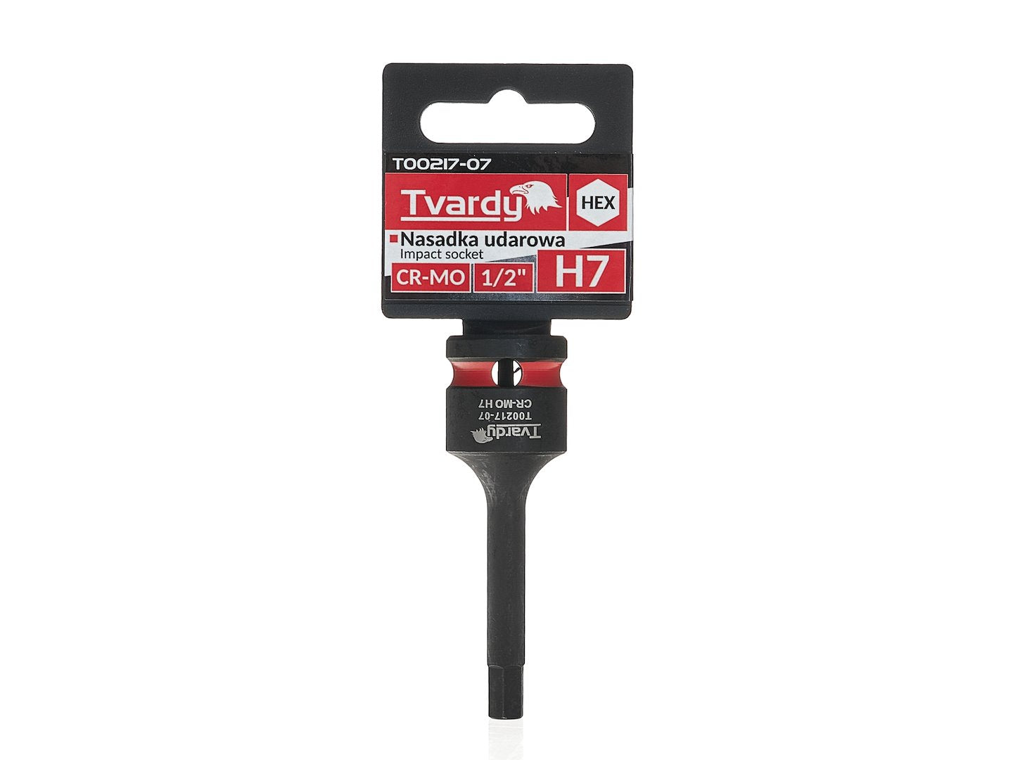 Cheie tubulara de impact HEX 1 / 2", H7, Cr-Mo, Tvardy T00217-07