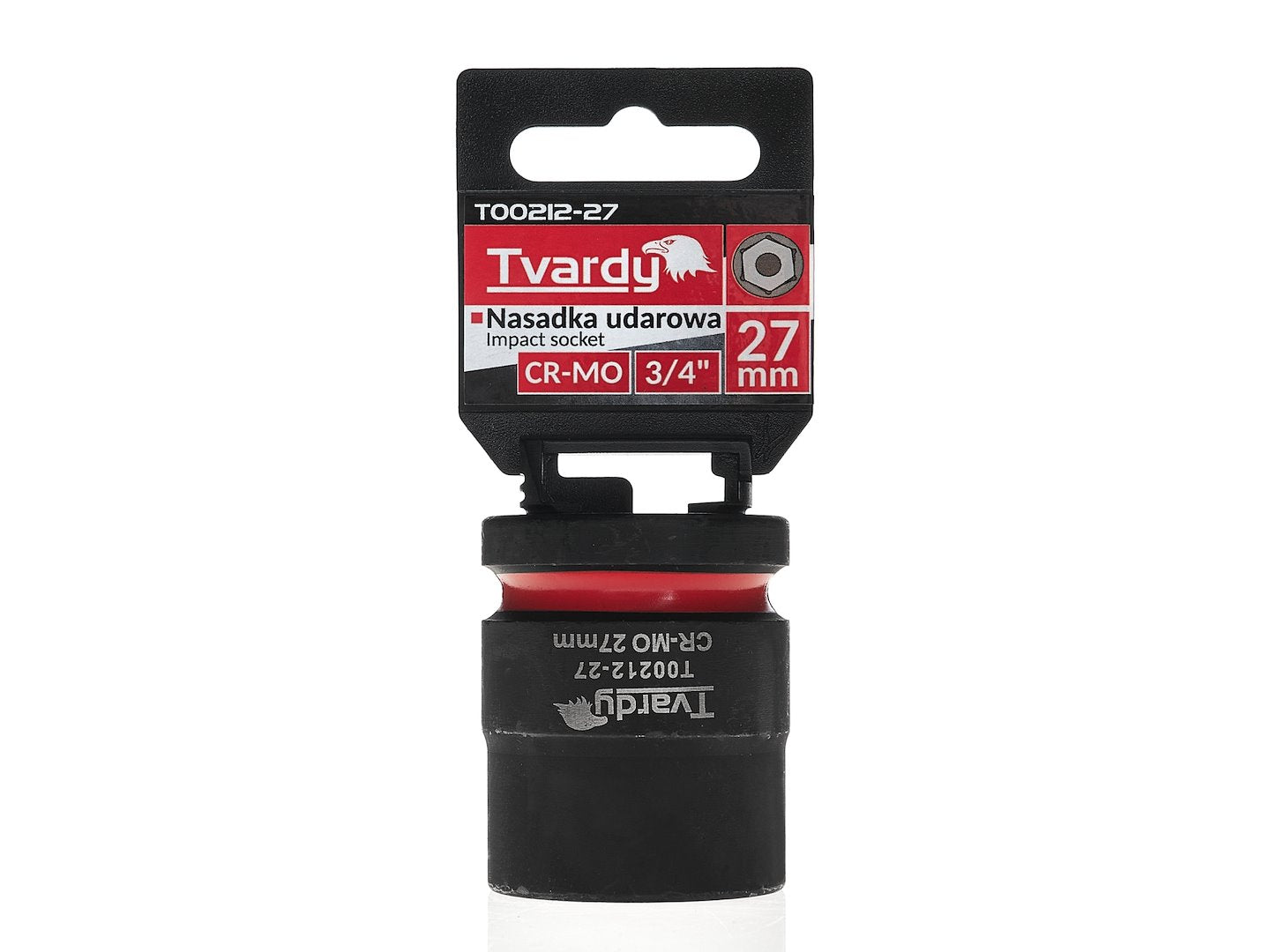 Cheie tubulara de impact in 6 puncte, 3 / 4", 27 mm, Tvardy T00212-27