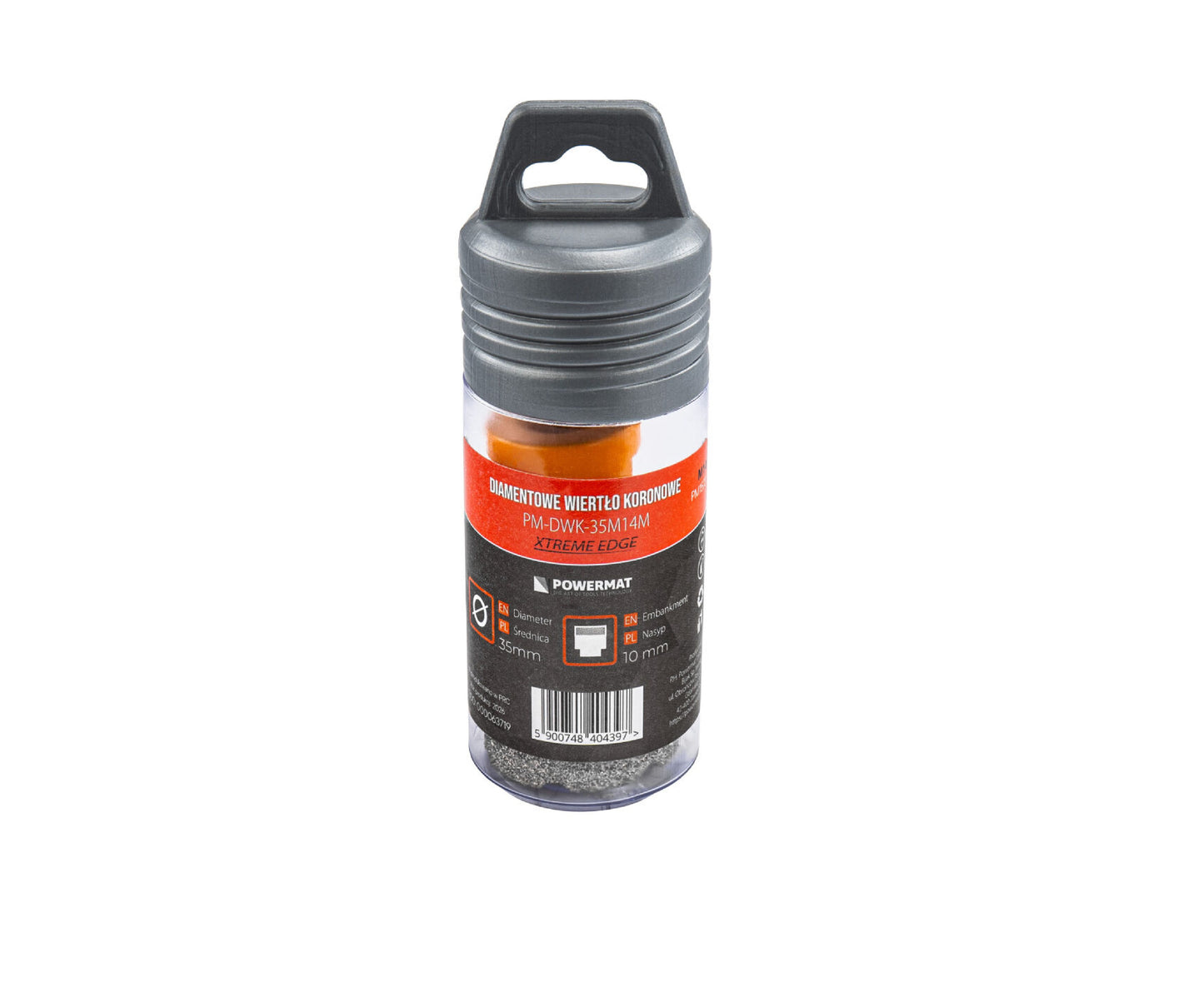 Carota diamantata pentru ceramica PM-DWK-35M14M, 35 mm, Powermat PM1573
