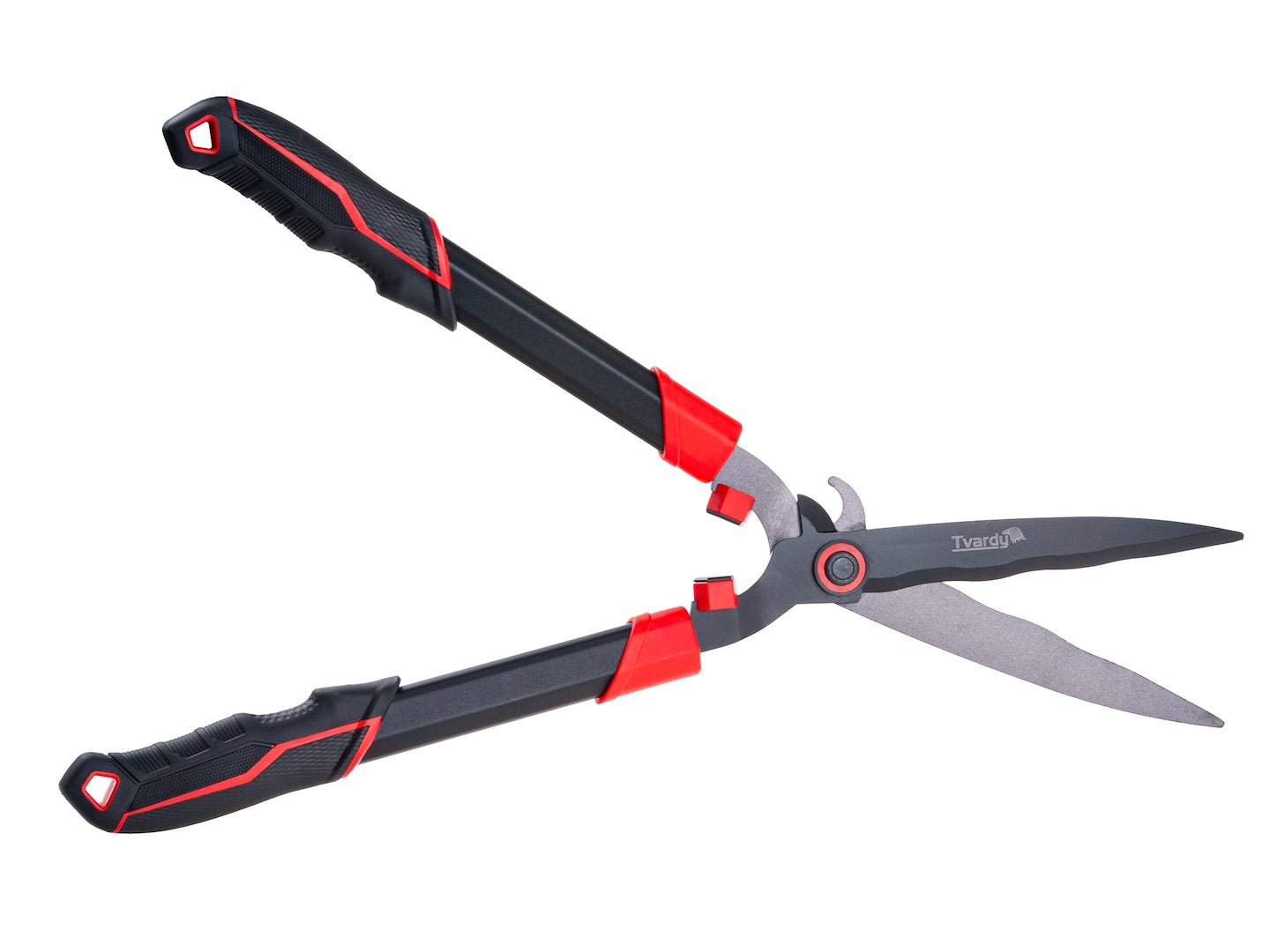 Foarfeca de gradina pentru tuns gardul viu cu lama ondulata, 670 mm, PTFE, Tvardy T07432