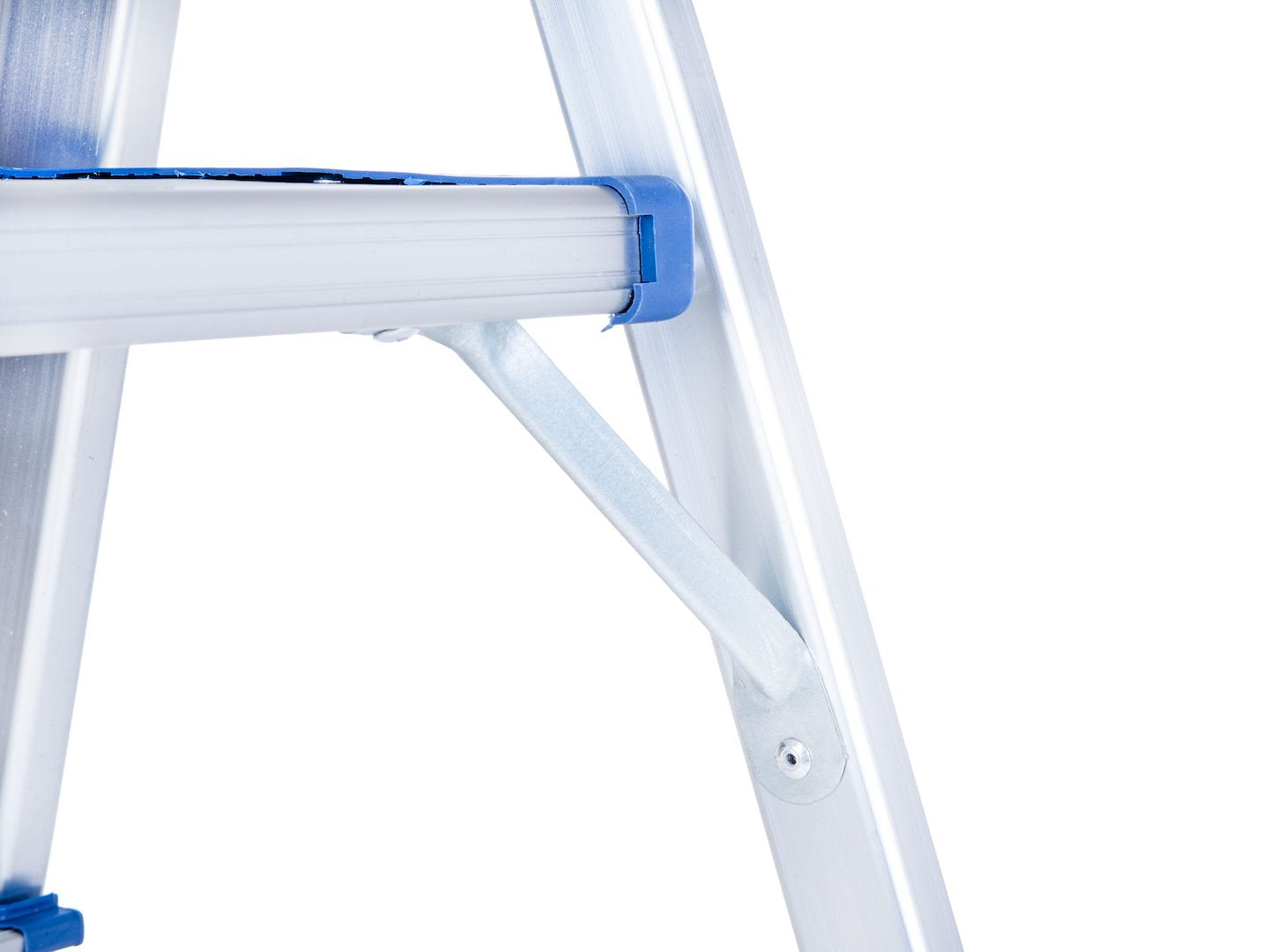 Scara pliabila din aluminiu cu 6 trepte, inaltime de lucru 3.19 m, capacitate maxima 150 kg, Geko G02418