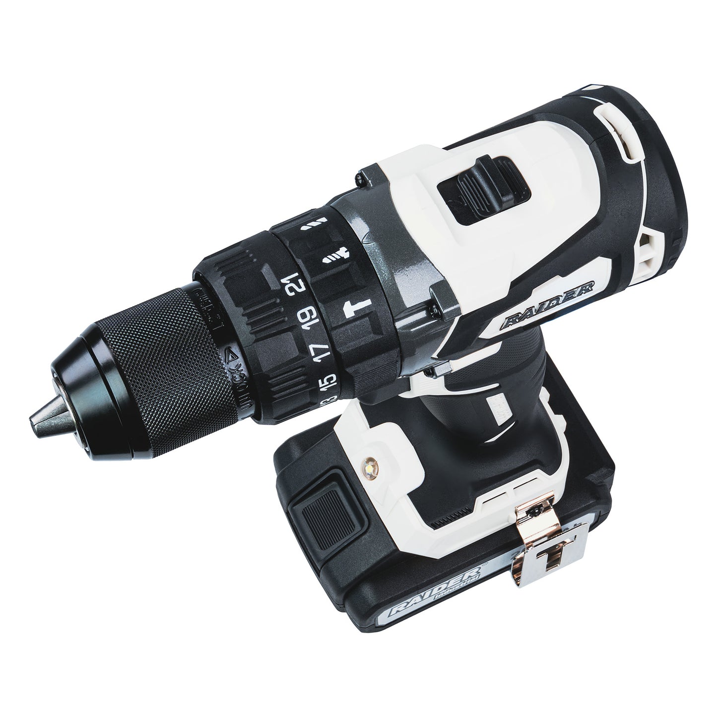 Set surubelnita cu impact brushless RDI-CDB04W si HID01W, 2 x 2Ah, Raider 011504