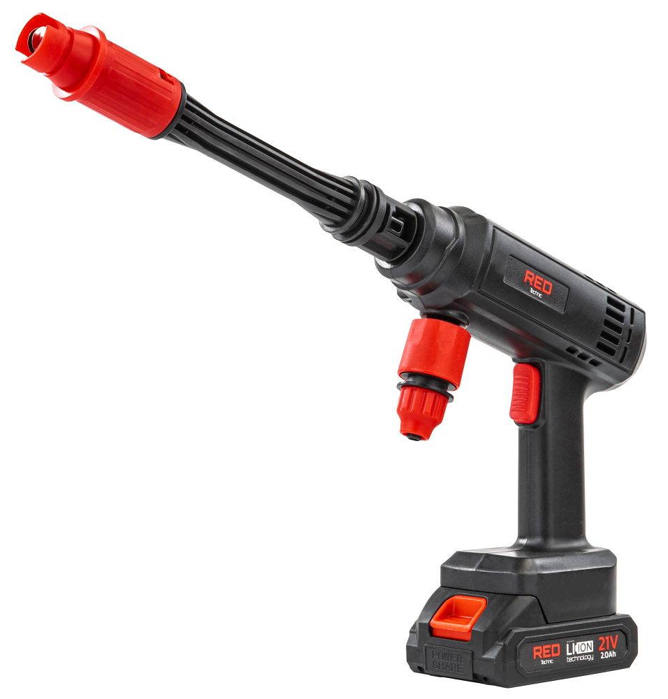 Aparat de spalat cu presiune cu acumulator, 60 bar, Red Technic RTMC0149