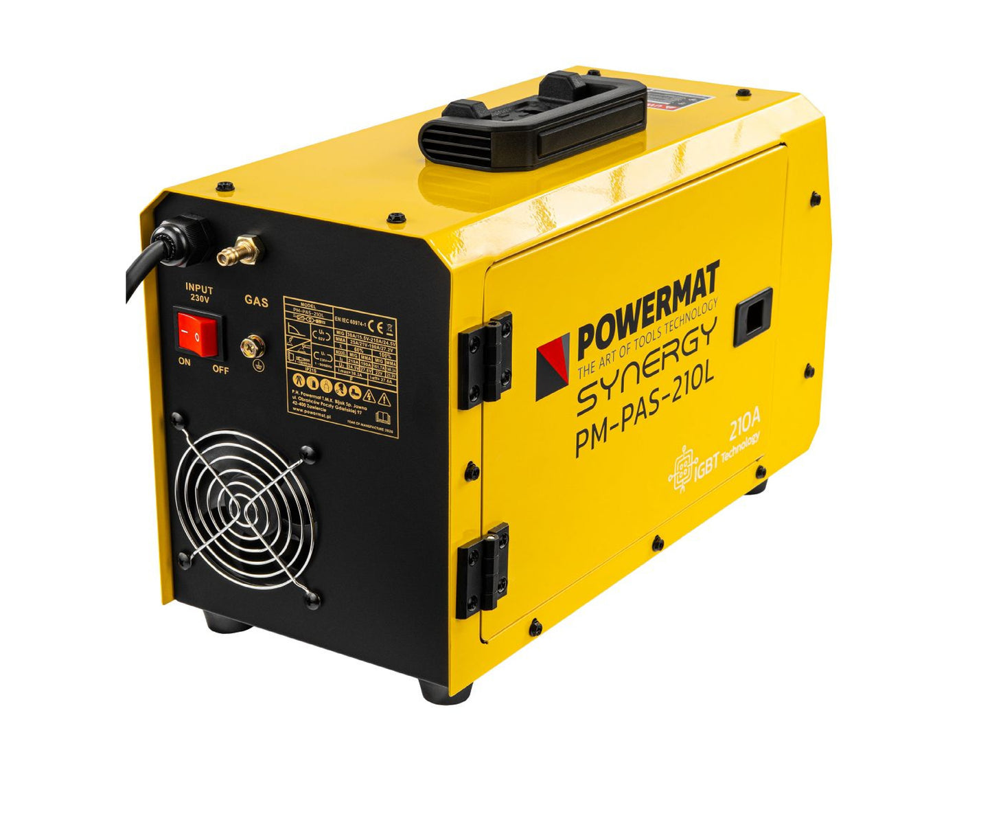 Aparat de sudura tip invertor MIG / MAG PM-PAS-210L, 210 A, Powermat PM1544