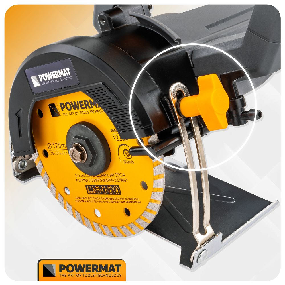 Fierastrau circular pentru debitat placi ceramice, gresie si faianta PM-PDG-1400T, 1400 W, Powermat PM1416