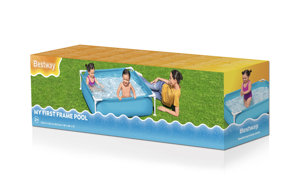 Piscina de gradina, 122 x 122 cm, albastru, Bestway 20076
