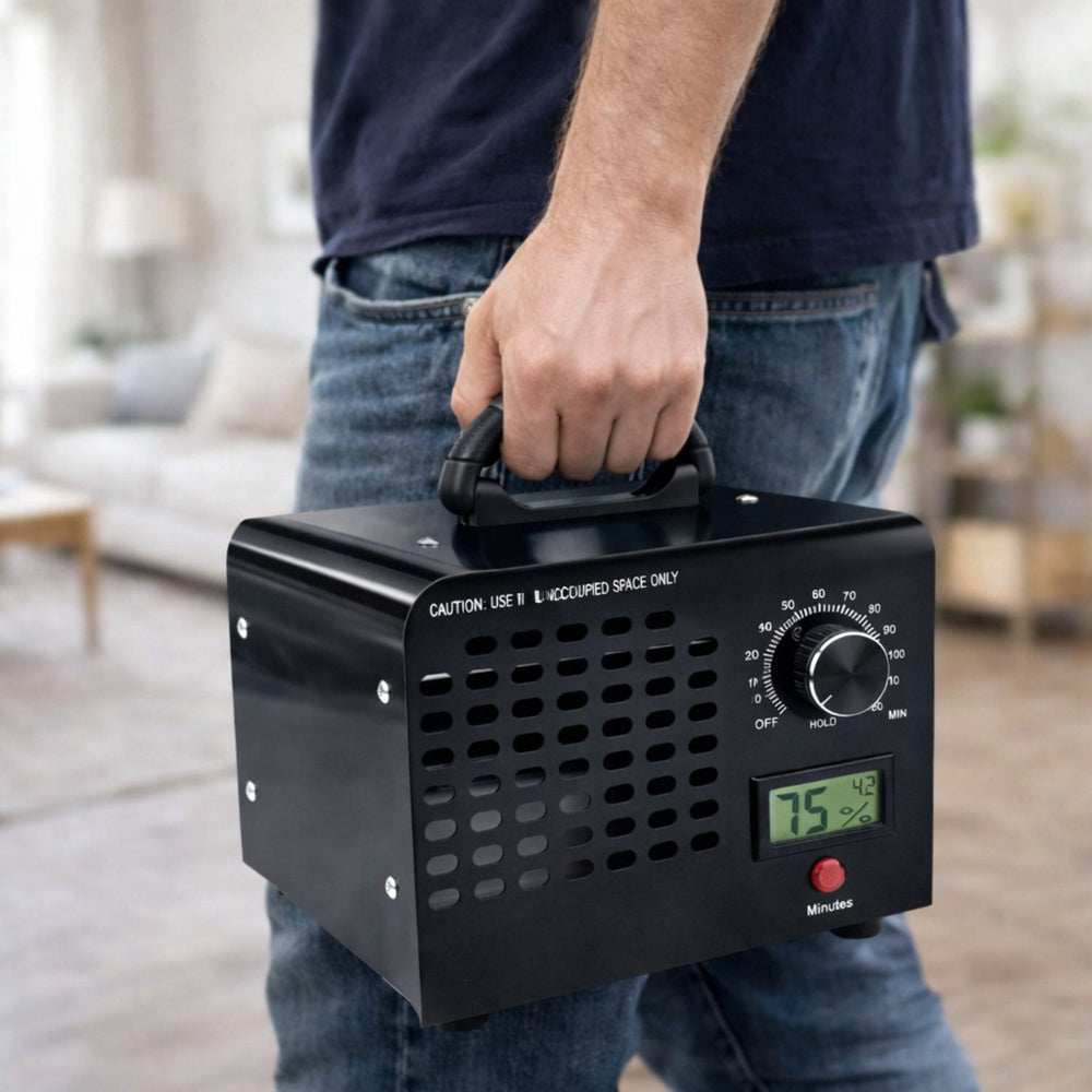 Generator de ozon cu afisaj LCD si temporizator, 60000 mg / h, Lean 29377