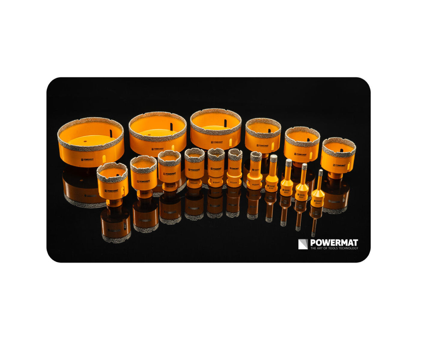 Carota diamantata pentru gresie PM-DWK-25M14M, 25 mm, Powermat PM1571