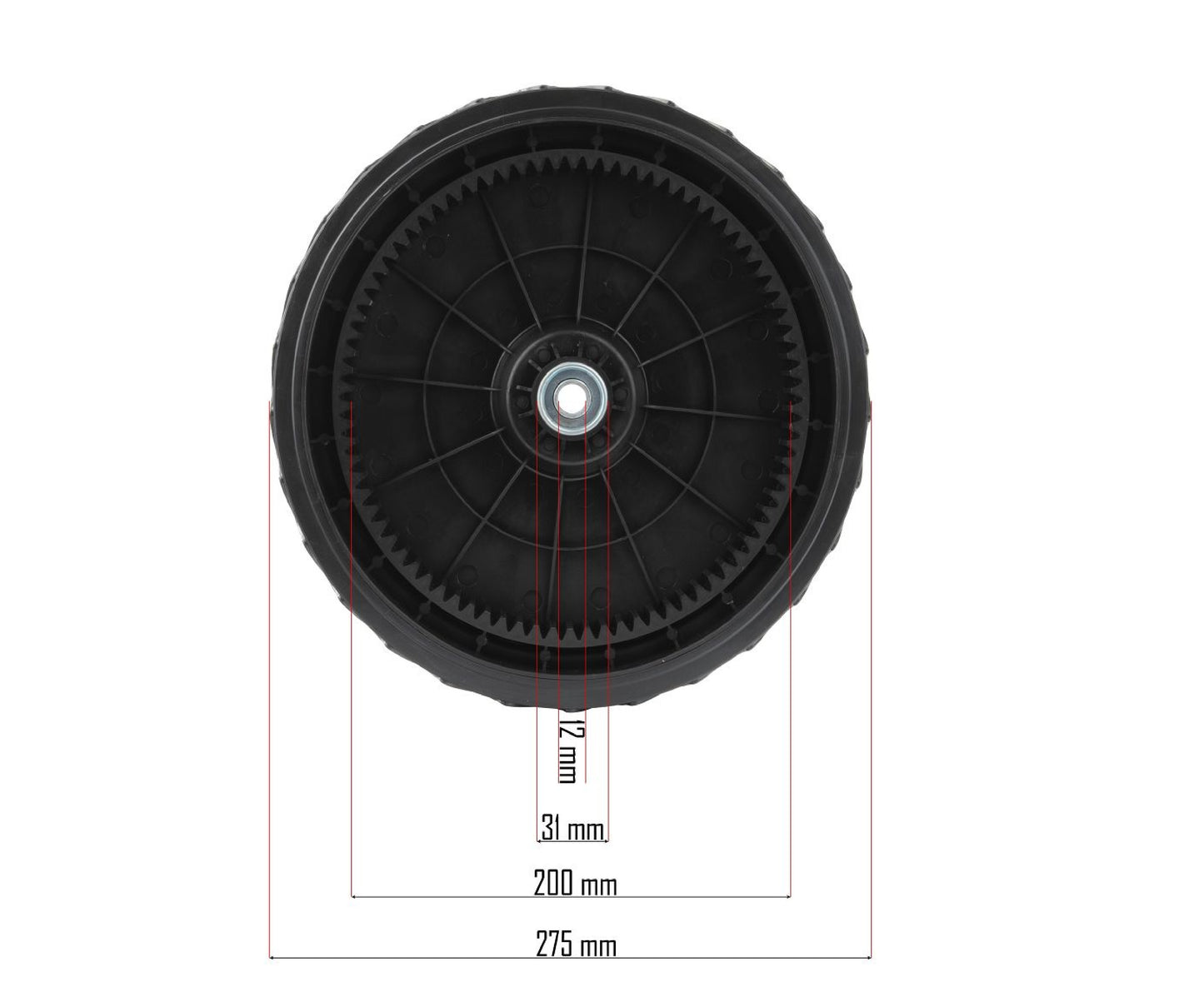Roata spate pentru masina de tuns iarba PM-KSS-700SH-KTN, Powermat