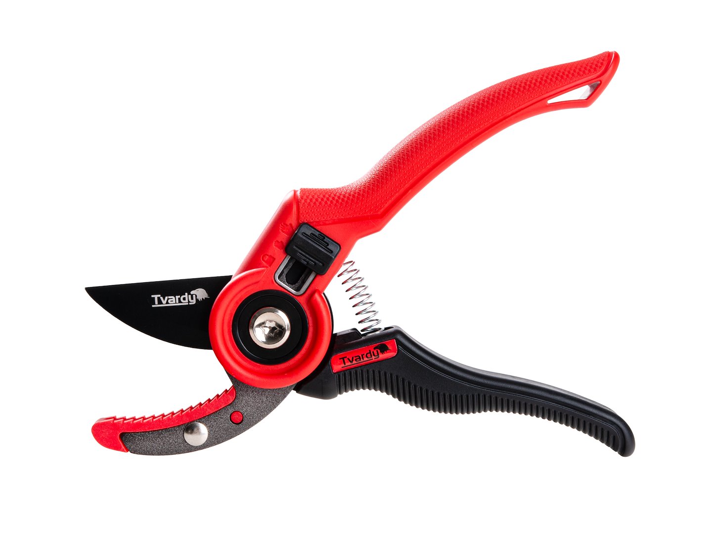 Foarfeca de gradina cu lama tip nicovala SK5 PTFE, 210 mm, Tvardy T07405