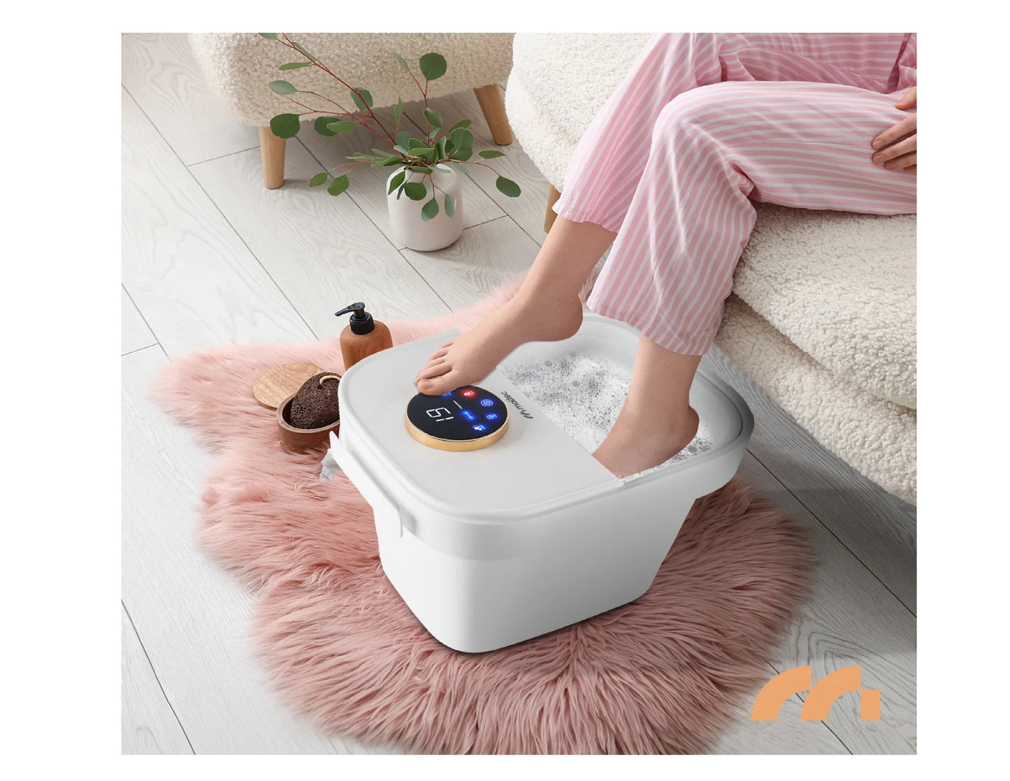 Aparat 2 in 1 masaj / hidromasaj pentru picioare Pro-Hydro500W, 220V, MalTec 112409