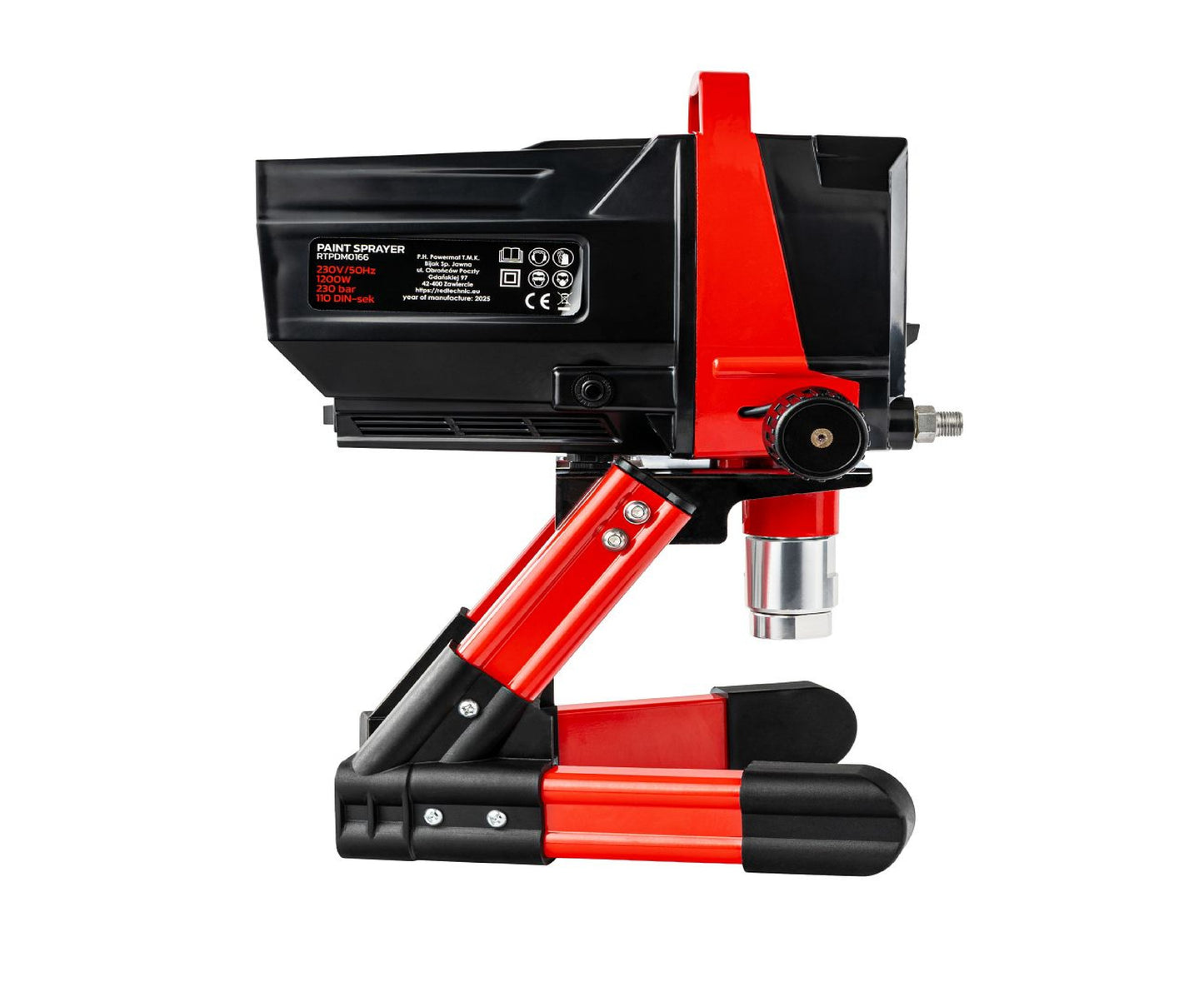 Aparat hidrodinamic pentru vopsit, 1200 W, 230 bar, Red Technic RTPDM0166