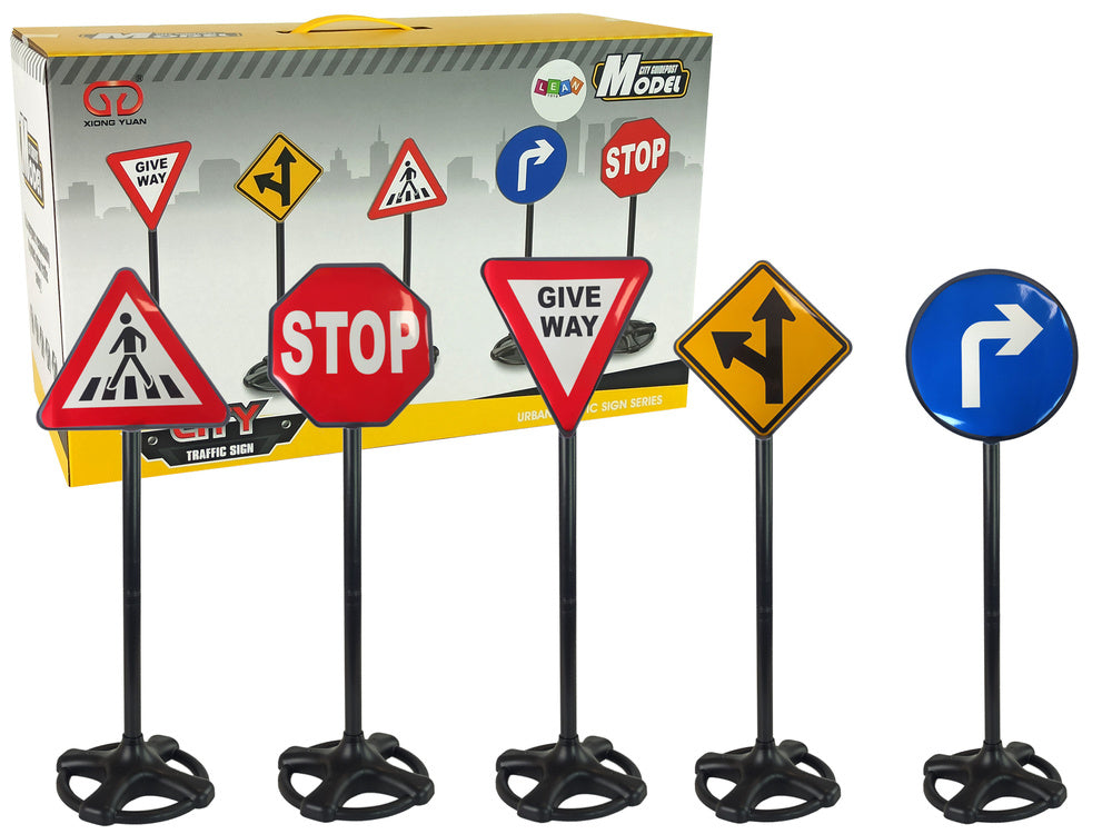 Set educativ semne de circulatie, 82 cm, Lean 9402