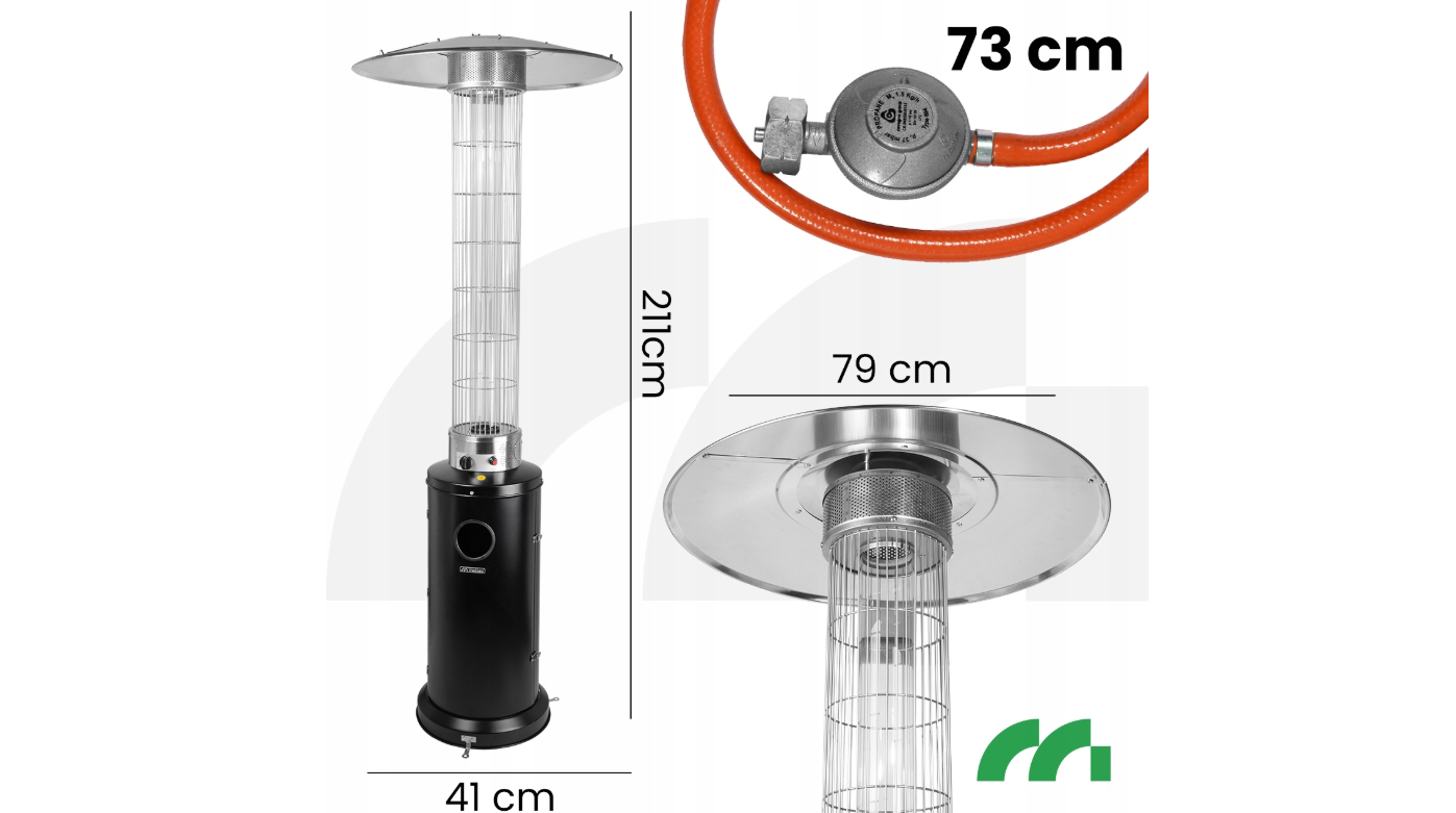 Incalzitor de terasa pe gaz, 13 kW, MalTec 112527