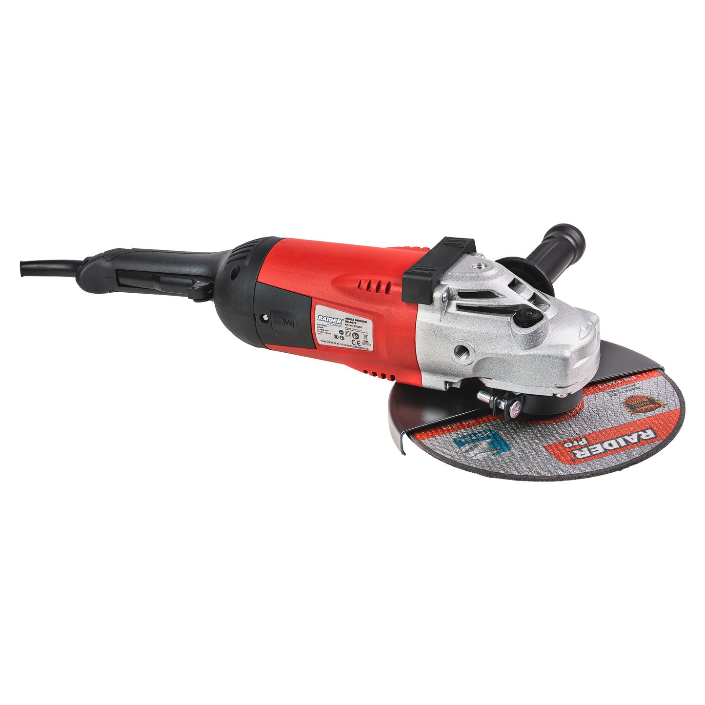 Polizor unghiular soft start RD-AG78, 230 mm, 2400 W, Raider 020206