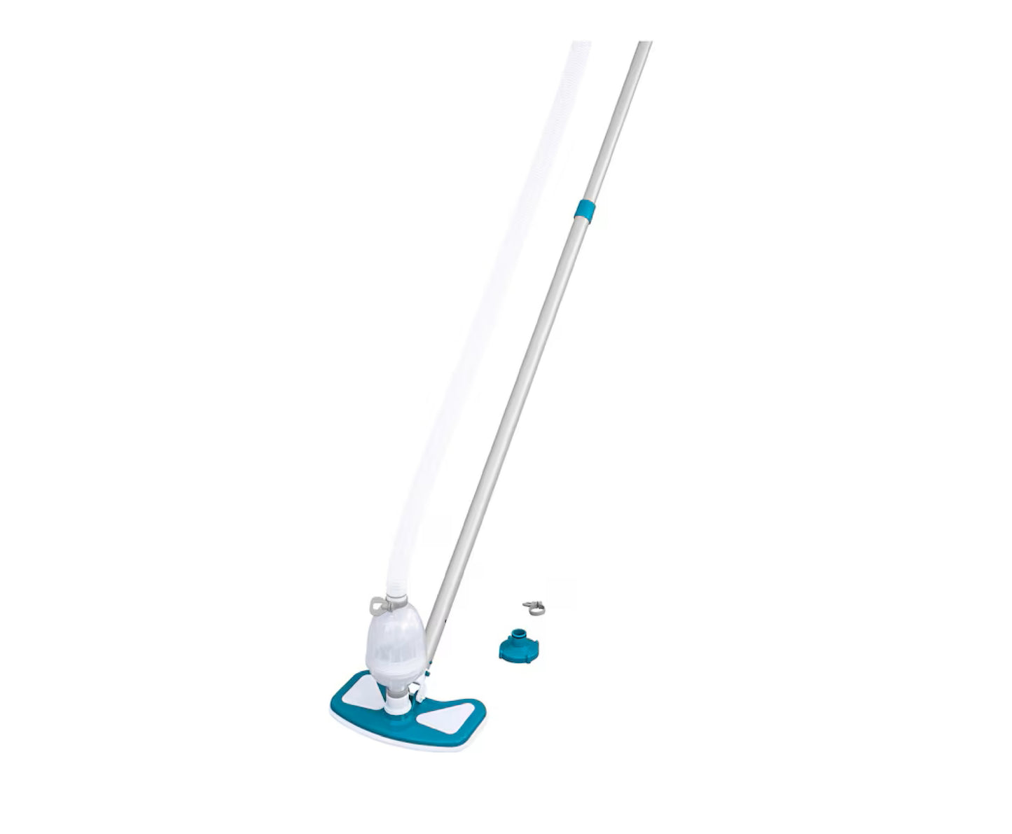 Set intretinere piscina 4 in 1, Ø32 mm/750 cm, plasa, maner telescopic 279 cm, pentru sisteme de filtrare cu debite de la 2.006 l/h, Bestway 16986