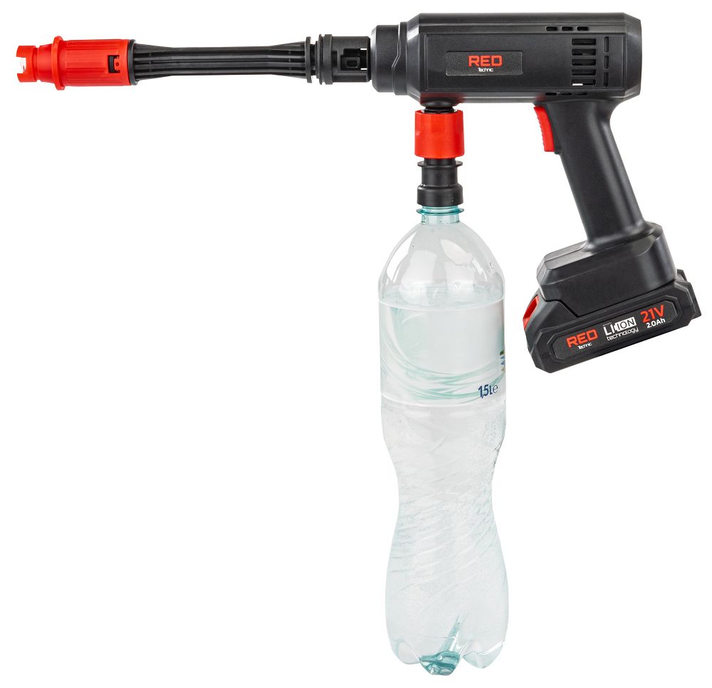 Aparat de spalat cu presiune cu acumulator, 60 bar, Red Technic RTMC0149